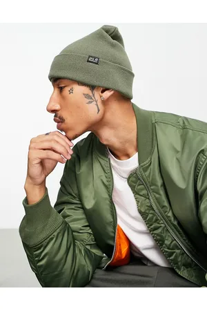 Jack Wolfskin Rib beanie in khaki
