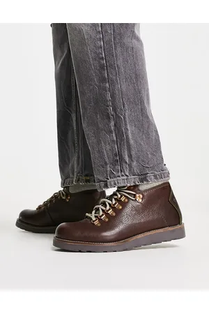 Original Penguin Lace up outdoor hiker boots in leather