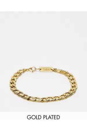 Icon Brand Stainless steel chain bracelet plated in 14k