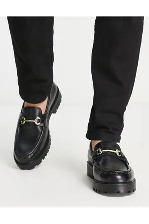WALK LONDON Sean chunky snaffle loafers in leather