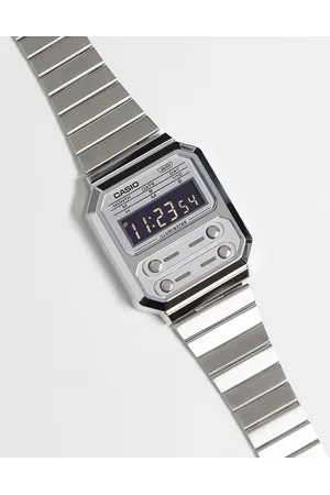 Casio A100 metal band vintage watch in