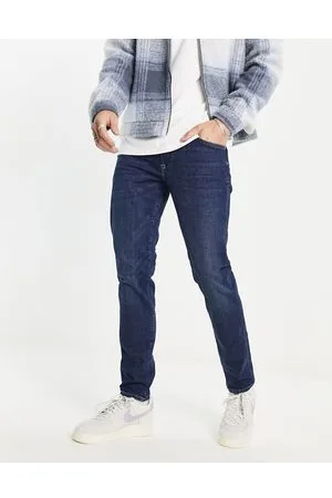 Only & Sons Loom slim fit jeans in mid wash