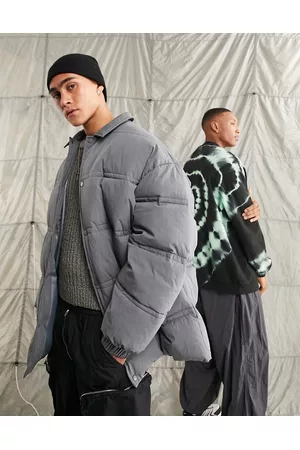 ASOS Men Jackets - Extreme oversized puffer jacket in dark