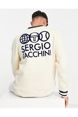 Sergio Tacchini Ergio Tacchini sweat with back print in ecru