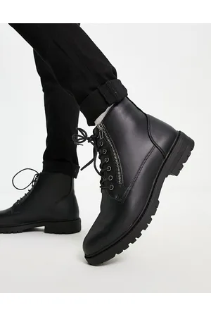 French Connection Men Boots - Side zip boots in