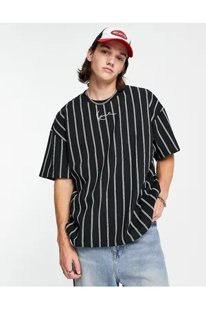 Karl Kani Signature pinstripe t-shirt in