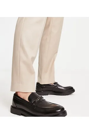 H by Hudson Exclusive Alec chain loafers in leather
