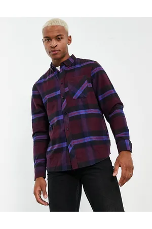 Element Lumberjack shirt in burgundy/ purple check