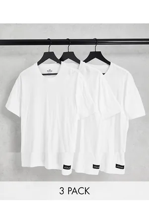 Hollister 3 pack oversized t-shirt in