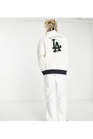 New Era LA Dodgers flock half zip sweat in off exclusive to ASOS