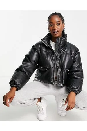 Pull & bear leather on sale jacket