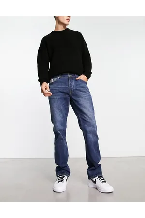 Pretty Green Regular fit jeans in mid