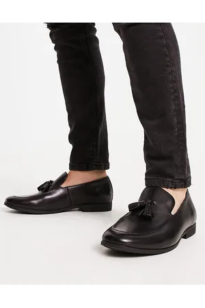 Office Manage tassel loafers in leather