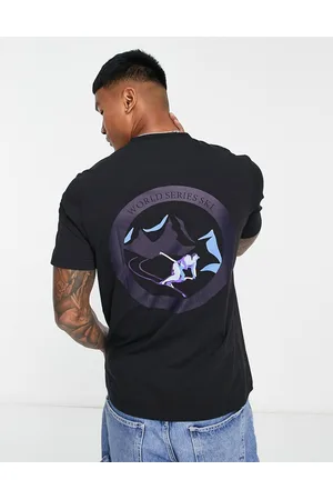 Farah Reggie t-shirt in with front and back graphics Exclusive to ASOS