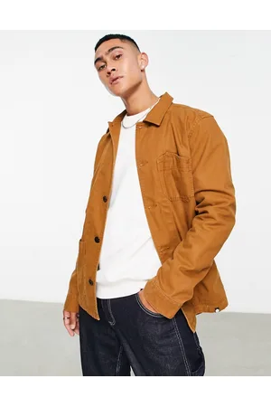 Pretty Green Men Jackets - Blake chore jacket in tan