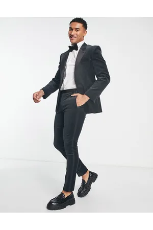Noak Skinny suit trousers in velvet