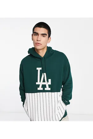 New Era LA Dodgers pinstripe hoodie in exclusive to ASOS