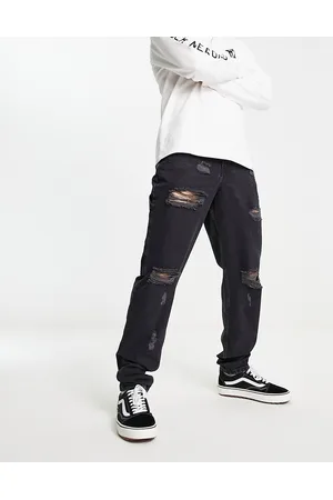 Karl Kani Tapered workwear distressed jeans in