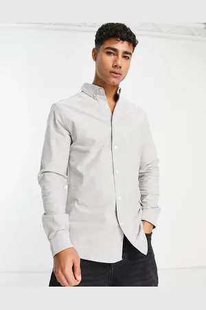 River Island Stretch oxford shirt in