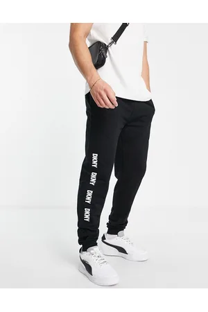 DKNY Men Loungewear - Clippers logo lounge pant in