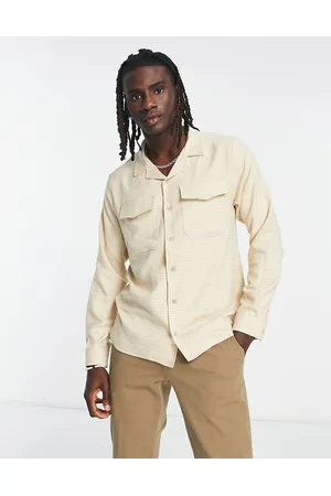 Bolongaro Utility shirt in beige check