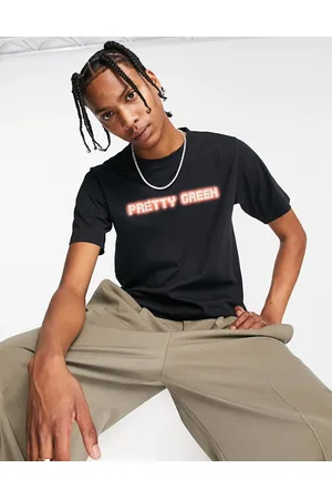Pretty Green Scoreboard t-shirt in with chest branding