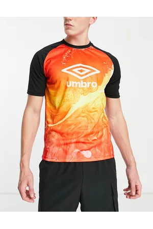Umbro Global jersey t-shirt in red and black