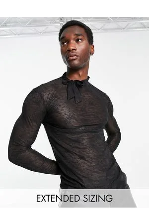 Christopher Nemeth Lace Rope-print Cotton long-sleeve T-shirt