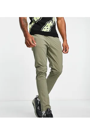 ADPT. Men Chinos - Technical nylon trouser in khaki