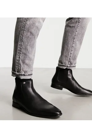 Ben Sherman Men Boots - Wide fit leather chelsea boots in
