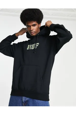 Huf Quake conditions pullover hoodie in with logo print