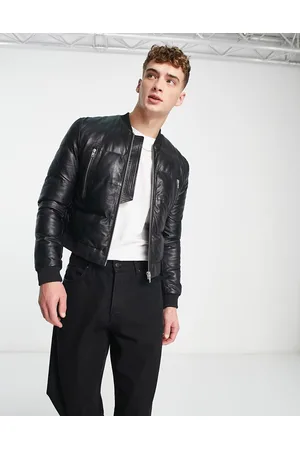 Muubaa Quilted leather bomber jacket