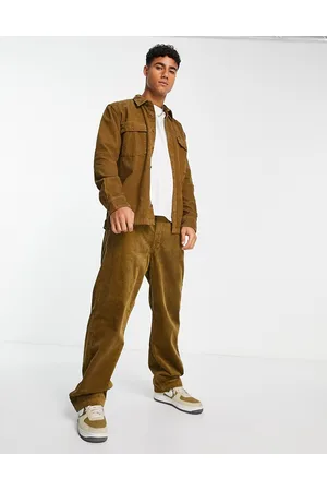 Lee Men Chinos - Loose fit wide wale cord chinos in tan