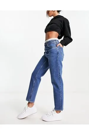 MANGO Mom jeans in mid
