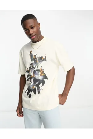 River Island Washed lily t-shirt in ecru