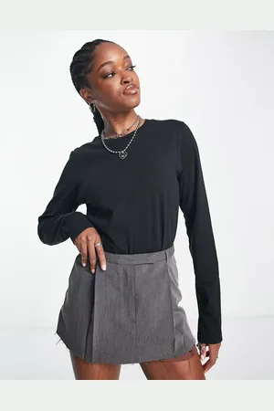 Weekday Essnence standard long sleeve top in