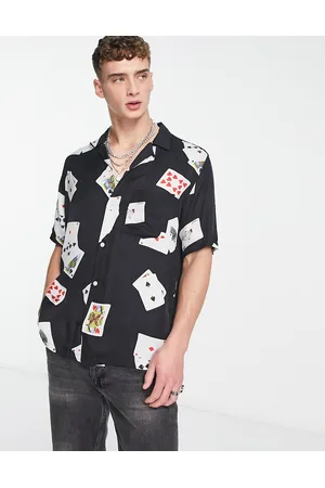 AllSaints Holdem graphic shirt in