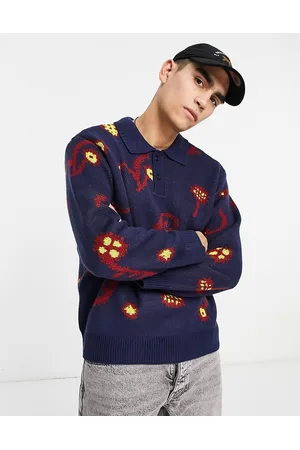 Obey Men Jumpers - Washer knitted jumper in