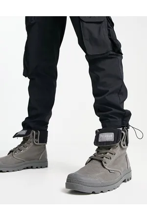 Palladium Men Boots - Baggy fold over boots in metal