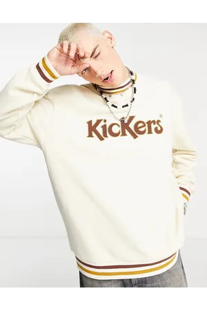 Kickers Men Sweatshirts - Logo sweatshirt in off