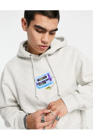 Huf Men Jumpers - Orola pullover hoodie in with chest print