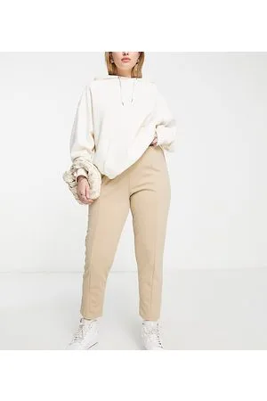 Yours Tailored tapered trouser in stone