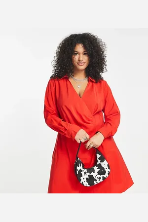 ONLY Wrap mini dress in