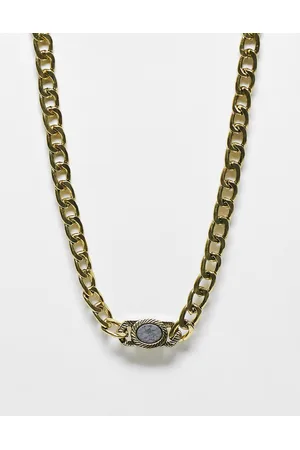 Icon Brand Corazon oval composite chain necklace in