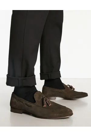 Noak Made in Portugal loafer with tassel detail in suede