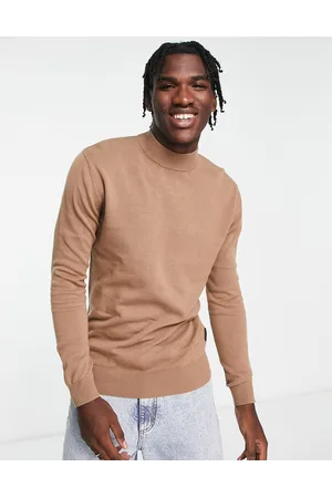 French Connection Turtle neck jumper in camel