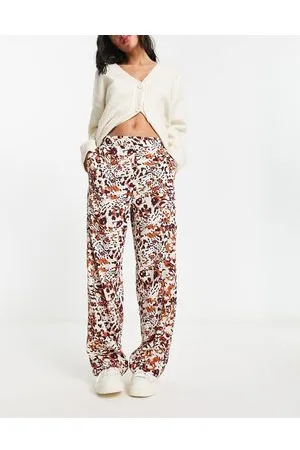 Pieces® Sascha printed trouser co-ord