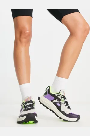 New Balance Trail Hierro trainers in white and purple