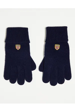 GANT Wool gloves in with shield logo