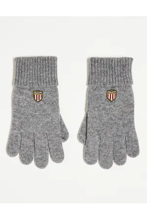 GANT Wool gloves in with shield logo